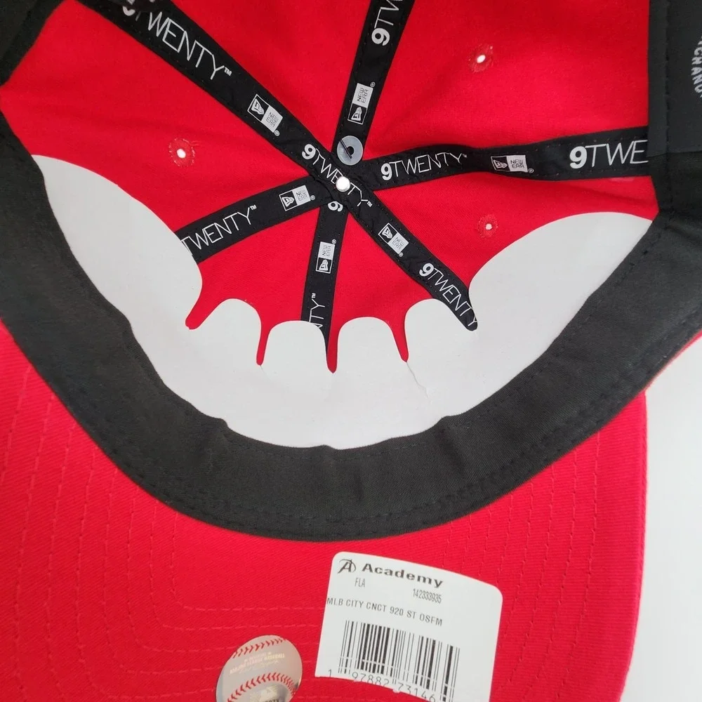 New Era St Louis Cardinals City Connect 9TWENTY Adjustable Hat Red Strapback NEW